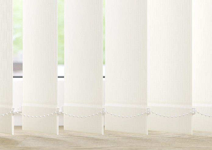 Linear Fleck, Frost - Vertical Blind Slats - Image 3